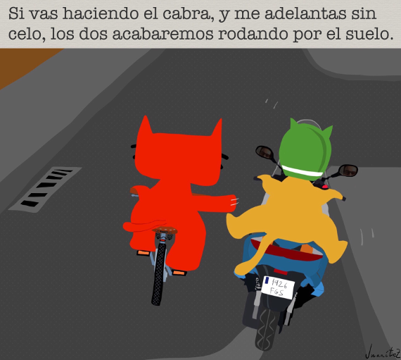 bicimensajeros's tweet photo. Consejos clave para guardar las distancias, ilustrados por @peraltez http://t.co/6XQTFuIFHU vía @enbicipormadrid http://t.co/gnaEx15uLN