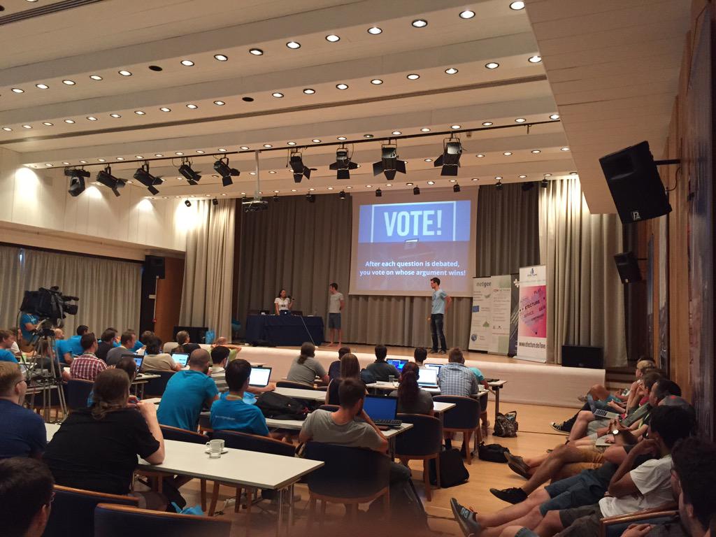 antonioperic's tweet image. Celebrity debate at #phpsc with @leannapelham @webmozart and @weaverryan