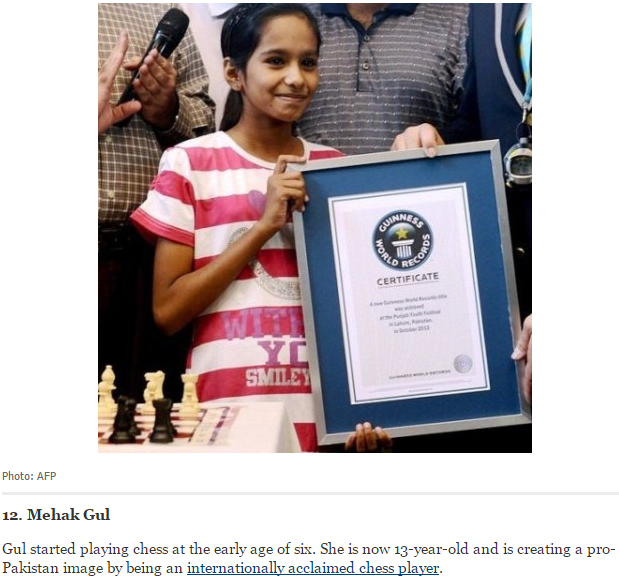 Sherltaf's tweet photo. #MehakGul an internationally acclaimed chess player at her age of six.
Pride of Pakistan.
#PakActivist http://t.co/DJstsrXVFy