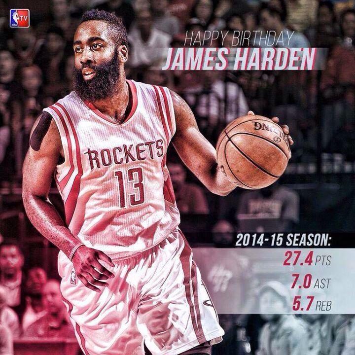 To wish James Harden a happy birthday! 