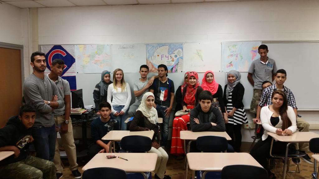 MrZmuda's tweet photo. 3rd Hour ELL Government in front of their newly created countries! #CreateAGovernment http://t.co/FL781KWGlE