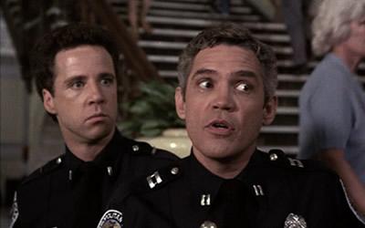 Happy Birthday G.W. Bailey ~ in Police Academy 4 with Lance Kinsey  