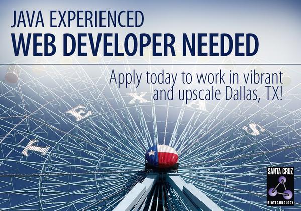 scbt_jobs's tweet image. Seeking experienced #WebDeveloper in #Dallas. #OracleATG #Java #Magento. scbt.com/careers.html
