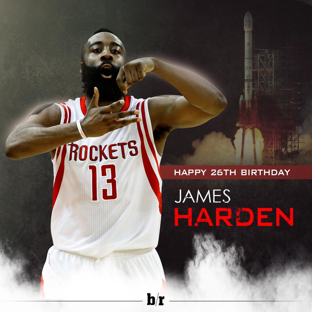 Happy 26th birthday, James Harden! 