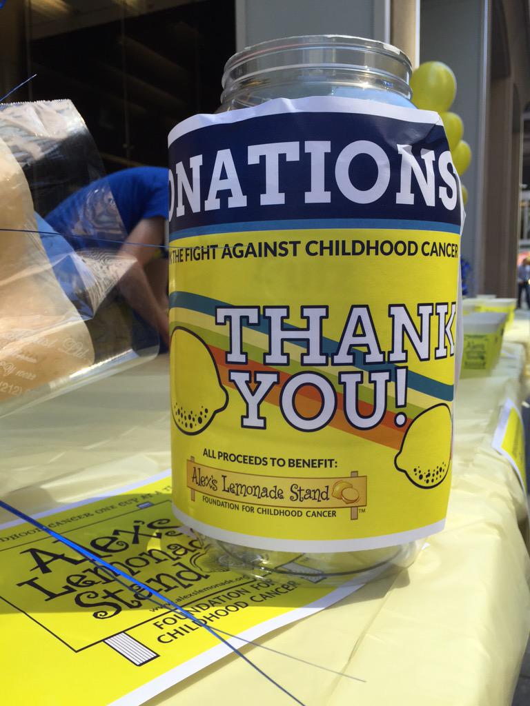 Come out to 437 Madison to help us fundraise #OneCupAtATime! #lemonade #UPROAR4ALSF