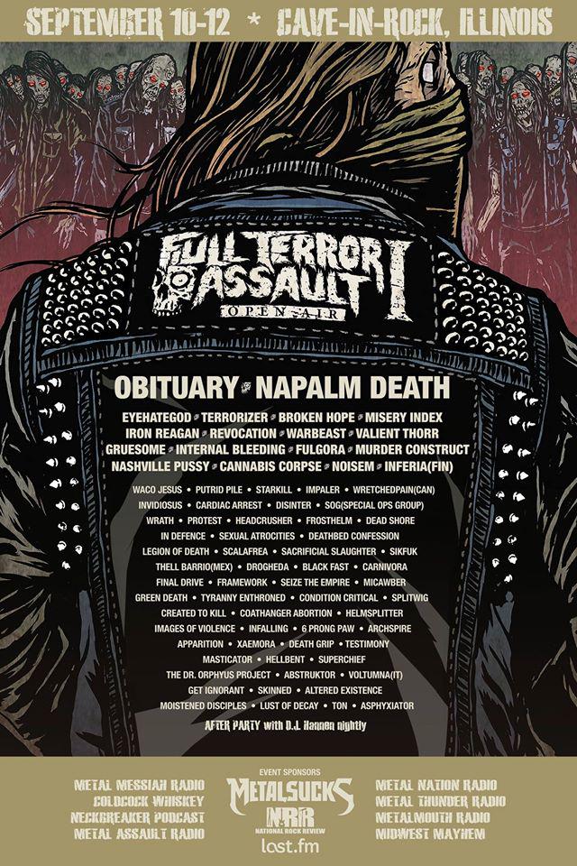 Alright Metalheads 6 more days to order tickets online: fullterrorassault.com. After Sep. 1st will call only!!! \m/