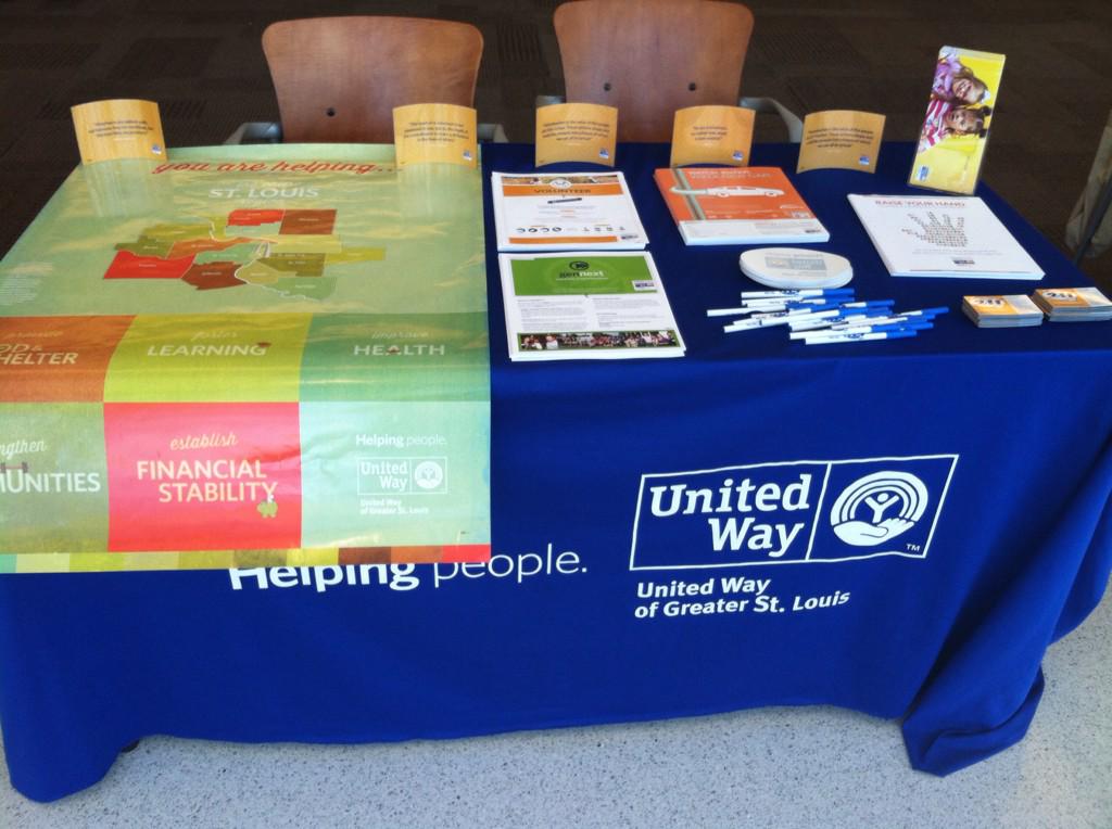 VolunteerKate's tweet photo. So excited to be @EdwardJones to share about the great work of @UnitedWaySTL #stlvolunteer http://t.co/8heVlsttho