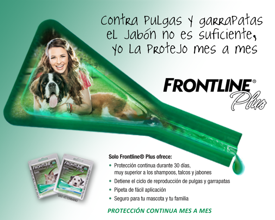 ¿Ya sigues el ejemplo de @Lajosa? Ella protege a <a href="/LaPanchuki/">Nana Pancha</a> de pulgas y garrapatas con #FRONTLINEplus