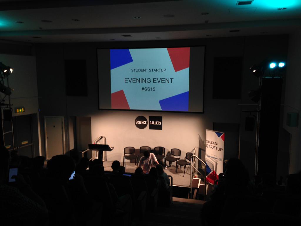 GymrApp's tweet photo. It's gonna be a great evening @StudentStartDub! #SS15 @GymrApp http://t.co/k5IhS6681T