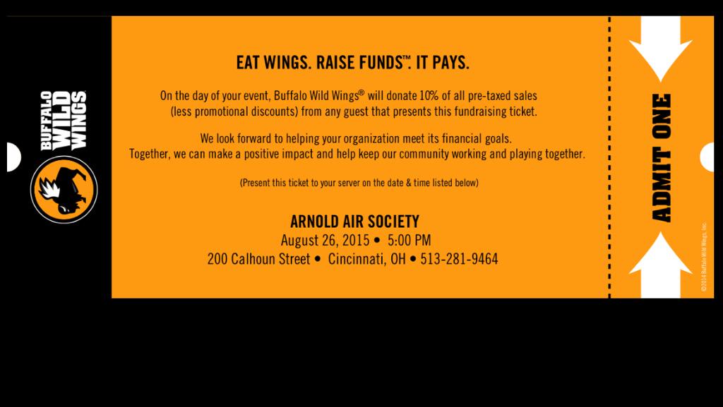 AASAreaVI's tweet photo. DON'T FORGET Arnold Air Society is having a fundraiser at Buffalo Wild Wings tonight! Eat great food and help out! http://t.co/YEwU5aeu7z