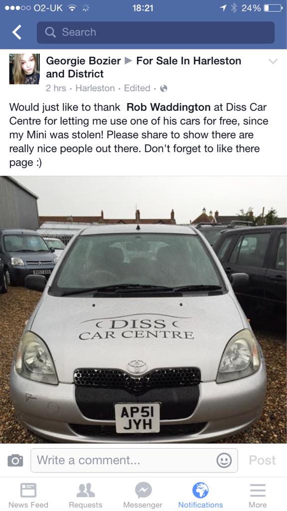 Diss Car Centre (DissCarCentre) Twitter
