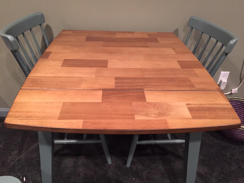 123organize's tweet photo. We are so pleased with our clients new basement table and 4 chair set #signaturedesignbyashley, #simplybeautiful http://t.co/k0PWR9gn5d