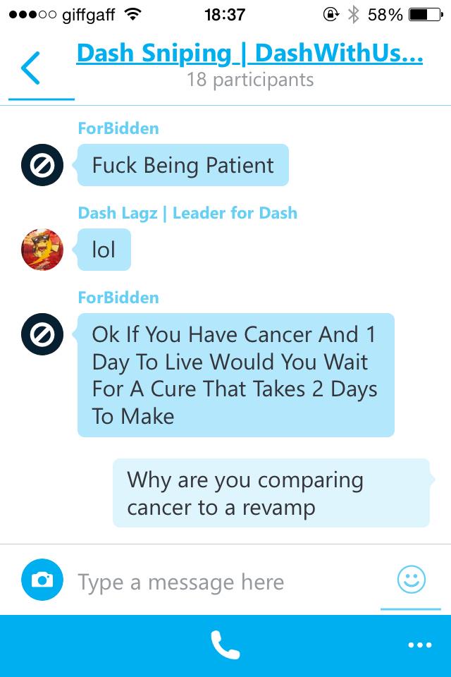NotOmpri's tweet image. This kid @4Bdns compared cancer to a revamp all because he wouldn't wait as I had other GFX to do that was paid for.