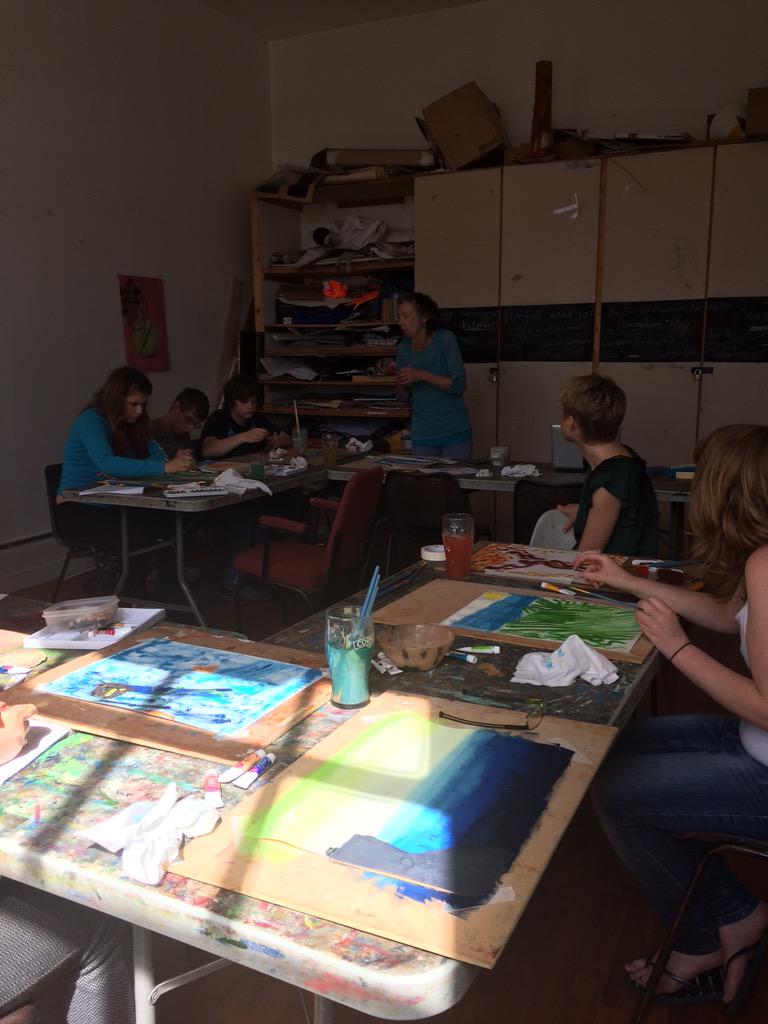 NCSExeter's tweet photo. Art with Rosie @exeter_phoenix  - thanks @NCS @Engage4LifeUK @YoungDevon @YMCAExeter http://t.co/QgFddLLUPJ