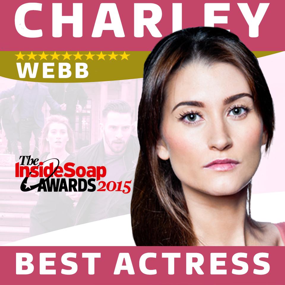 emmerdale's tweet photo. Vote for @MissCharleyWebb at the @InsideSoapMag awards now http://t.co/in0K3j6Dwn #Emmerdale http://t.co/x9NQo7CU7a