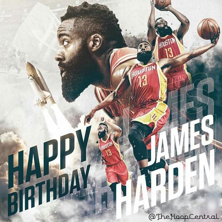 Happy 26th birthday to James Harden 