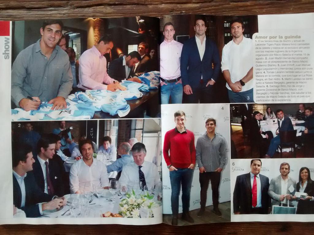 RedCarpetAR's tweet photo. #experienciamacroselecta @RevistaGenteAr #rugby #amorporlacamiseta http://t.co/pKtGFs9plh