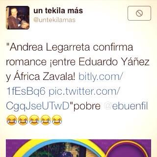 SEspejos's tweet photo. @afri_zavala @untekilamas Las manda a meterse con Erika y les agradece, que patética @LaloYanezLue @EduardoYanezJr http://t.co/34UDOToxY2