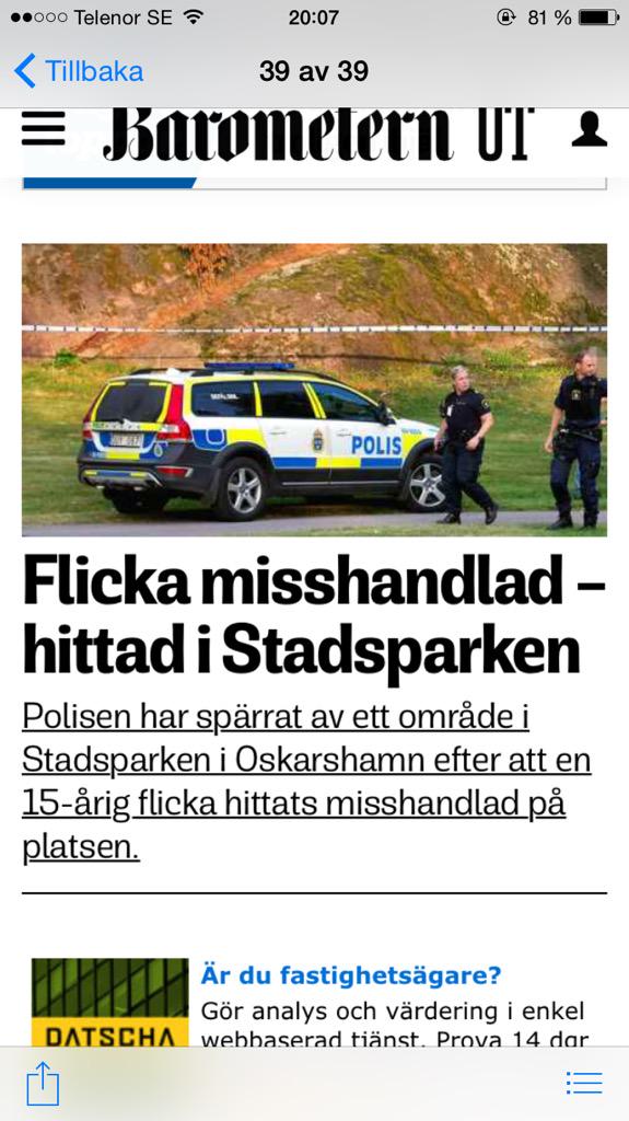 beellajohansson's tweet photo. När man inte längre kan känna sig trygg mitt på ljusa dagen inser man vilken sjuk värld man faktiskt lever i http://t.co/OOsf8TaqNY