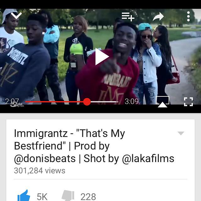 lill_foreignn's tweet image. 300k VIEWS 🙏🏿🙏🏿🙏🏿🙏🏿IMMIGRANTZ- "THATS MY BESTFRIEND" 
m.youtube.com/watch?v=Y9sKMX…