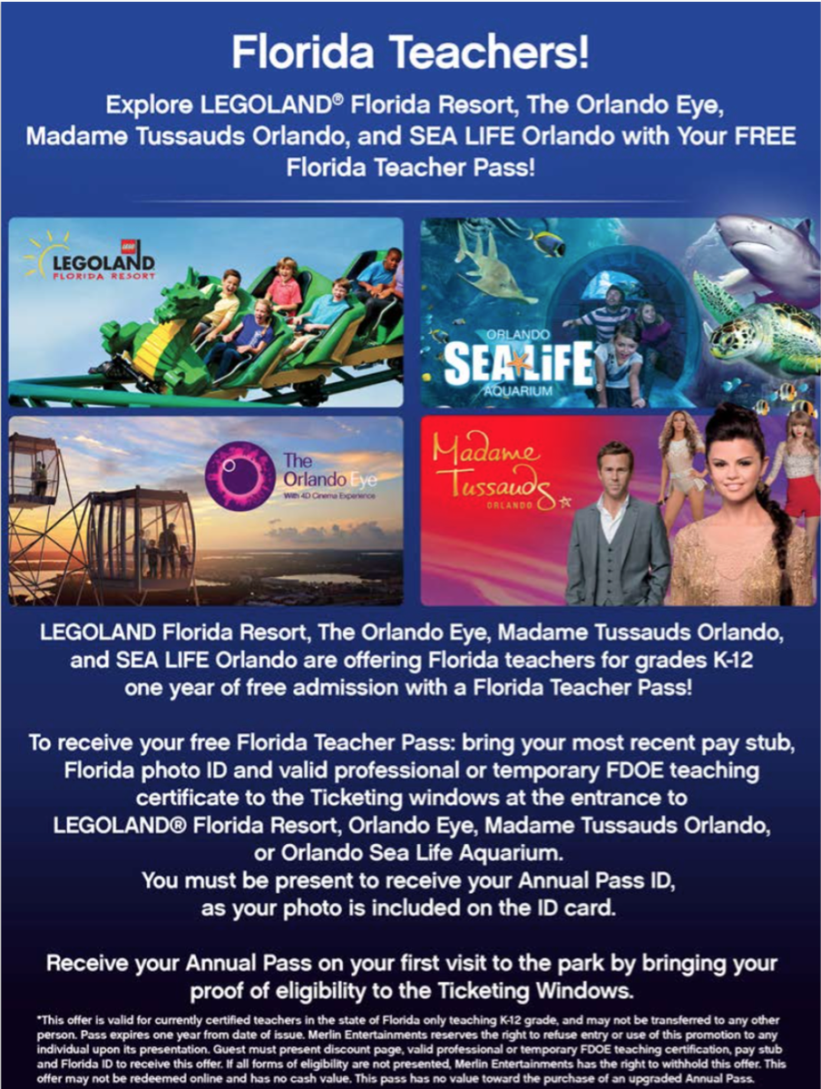 legoland teacher pass