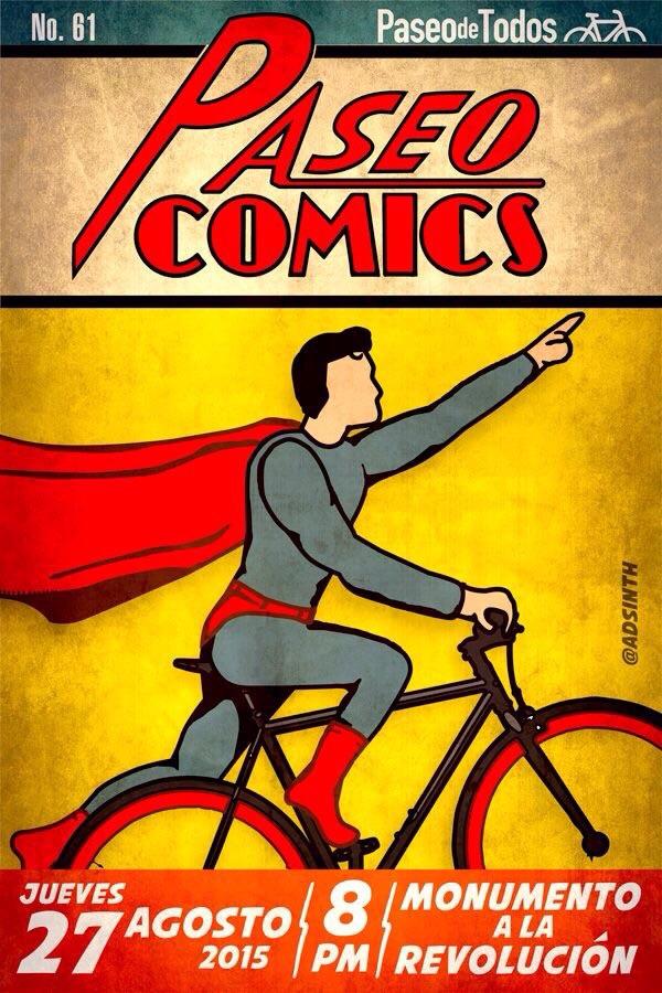 PaseodeTodos's tweet photo. Nos vemos mañana para salir y disfrutar juntos #PaseoComics, aquí les dejamos la ruta. #DisfrutemosDeLaCiudadRodando http://t.co/zoY2GwUyNc