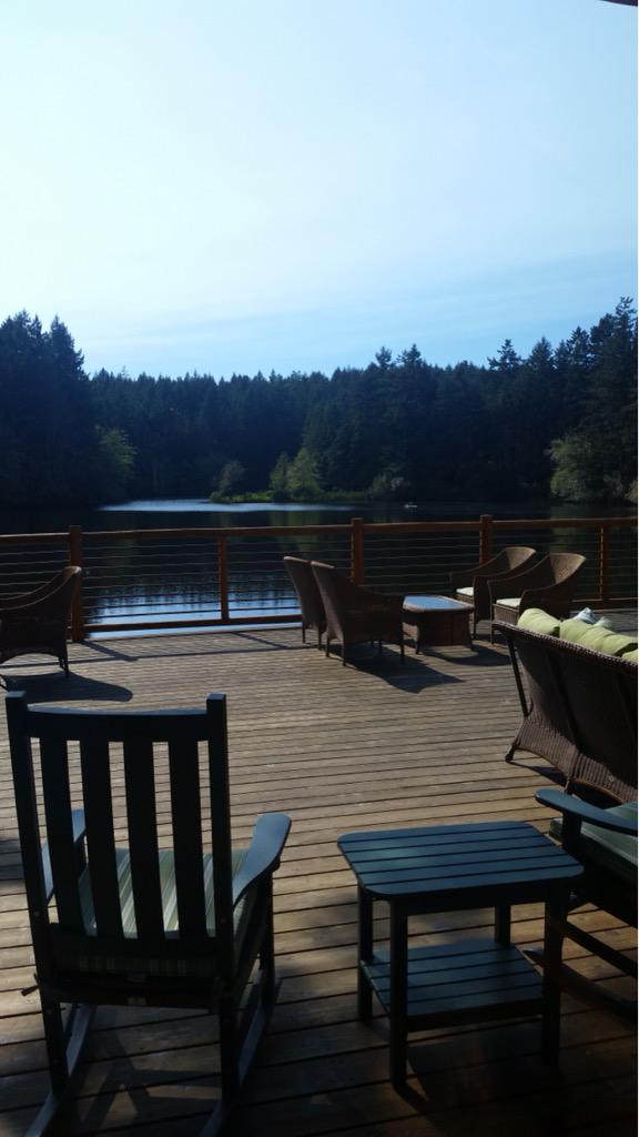 Awesome outdoor Winemaker dinner, and glamping, David McDaniels did this weekend at <a href="/LakedaleResort/">Lakedale Resort</a> #fridayharbor