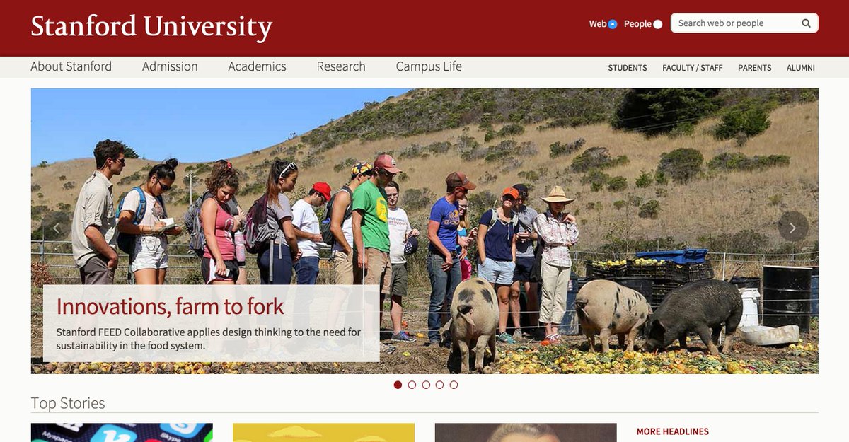 @FeedCollab makes the front page @Stanford and today's news! @mattrothe #FEEDtheChange! Features @RootDownFarm!