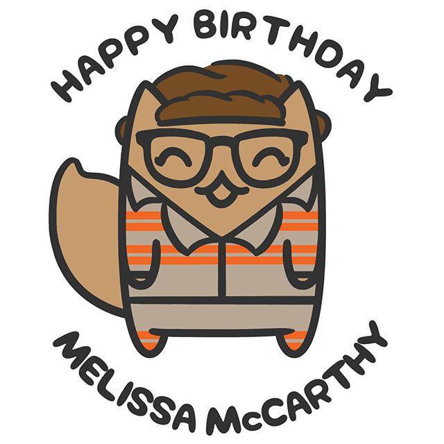 Happy Birthday, Melissa McCarthy! Who else is SO STOKED for the new Ghostbusters movie?!  