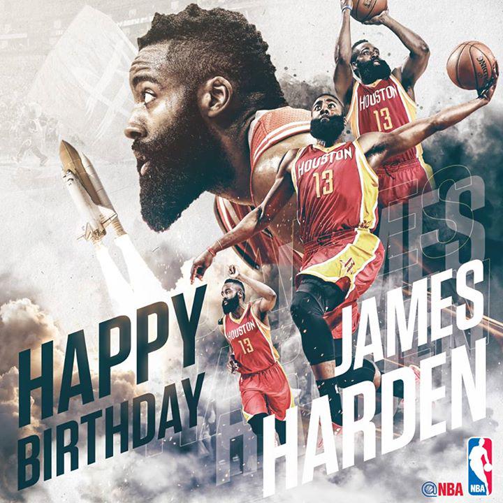 Join us in wishing Houston Rockets star James Harden a HAPPY BIRTHDAY! Harden soul jam!! 