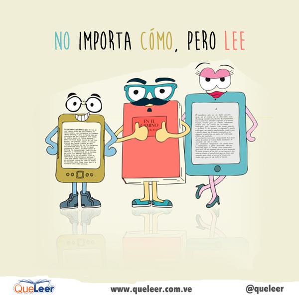 QueLeer's tweet photo. #MiMejorConsejoEs No dejes de leer ni un día. http://t.co/wJnARwJzxk