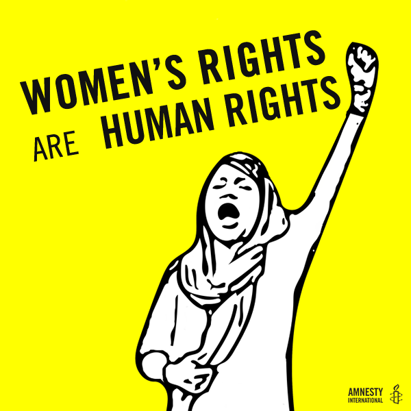 Women's rights ARE human rights. #WomensEqualityDay #HumanRights amn.st/6018BHiwj