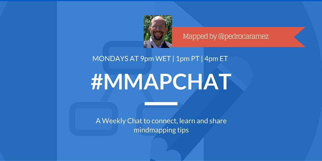 pedrocaramez's tweet image. #mindmappers! next Monday - #mmapchat - Weekly chat #Mindmapping. Great place to connect and learn! #mindmap