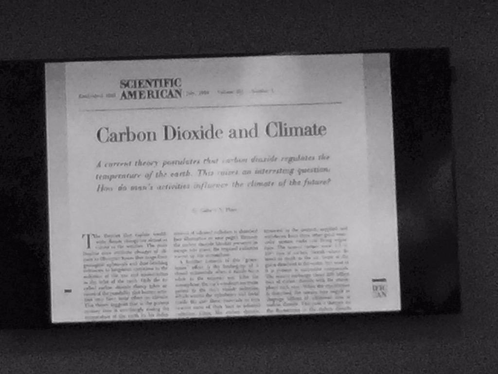 SciAm article from the 1950s on climate change