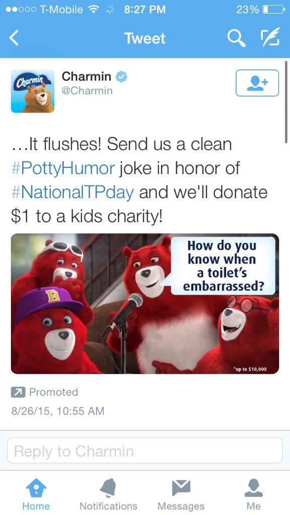 badwijeed's tweet photo. welp oh look @Charmin I'm not buying your toilet paper because of this http://t.co/X1Pqm5k0PY