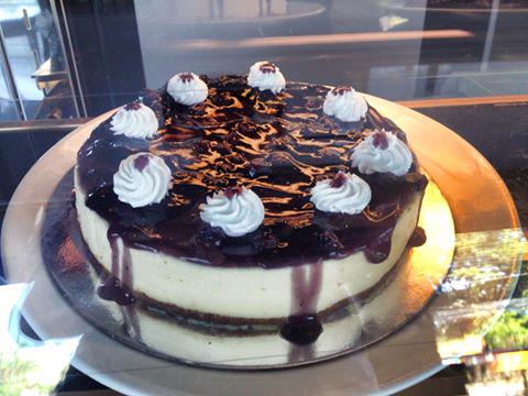 Big8Hotel's tweet photo. Get a slice of morning sweetness with our Blueberry Cheese Cake! Visit 129 Coffee Shop today! http://t.co/rL1VlfNJ6X
