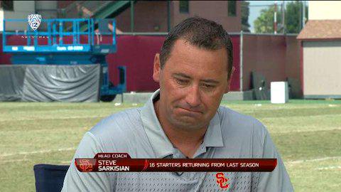 Pac12Network's tweet photo. EXCLUSIVE: Sark joins #Pac12ftc tonight at 9 to discuss questions regarding treatment.
Story: http://t.co/PlvpH46lSh http://t.co/QPjOoaOfNk