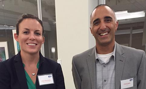 uwsme's tweet photo. We’re introducing our 2015 #LoanedExecutives next week so for now this is just nice pic of Lily and Chris! #GPmyUW http://t.co/ZtGsspuXnm