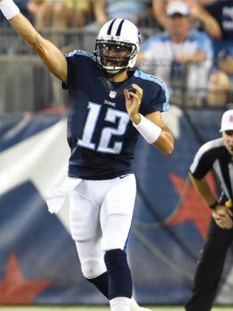 Helmet Stalker on Twitter "Titans QB Charlie Whitehurst is wearing a
