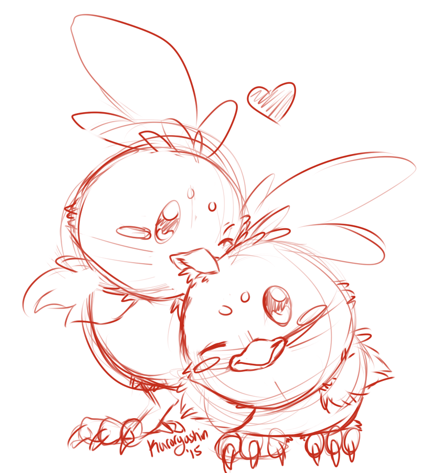 Kuroryushin's tweet photo. Hey you two stop being such a cute torch's 
have a doodle! @Flumeghost @Blueflashlights http://t.co/t6wK2qmtTT