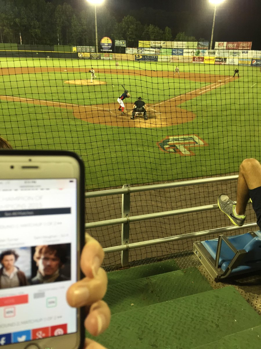 Don't strike out-vote for <a href="/SamHeughan/">Sam Heughan</a> ! #dedication #homerun #multitasking <a href="/Heughligans/">Heughligans</a> radiotimes.com/tvchampion2015