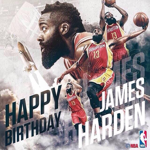 HAPPY BIRTHDAY   James Harden  