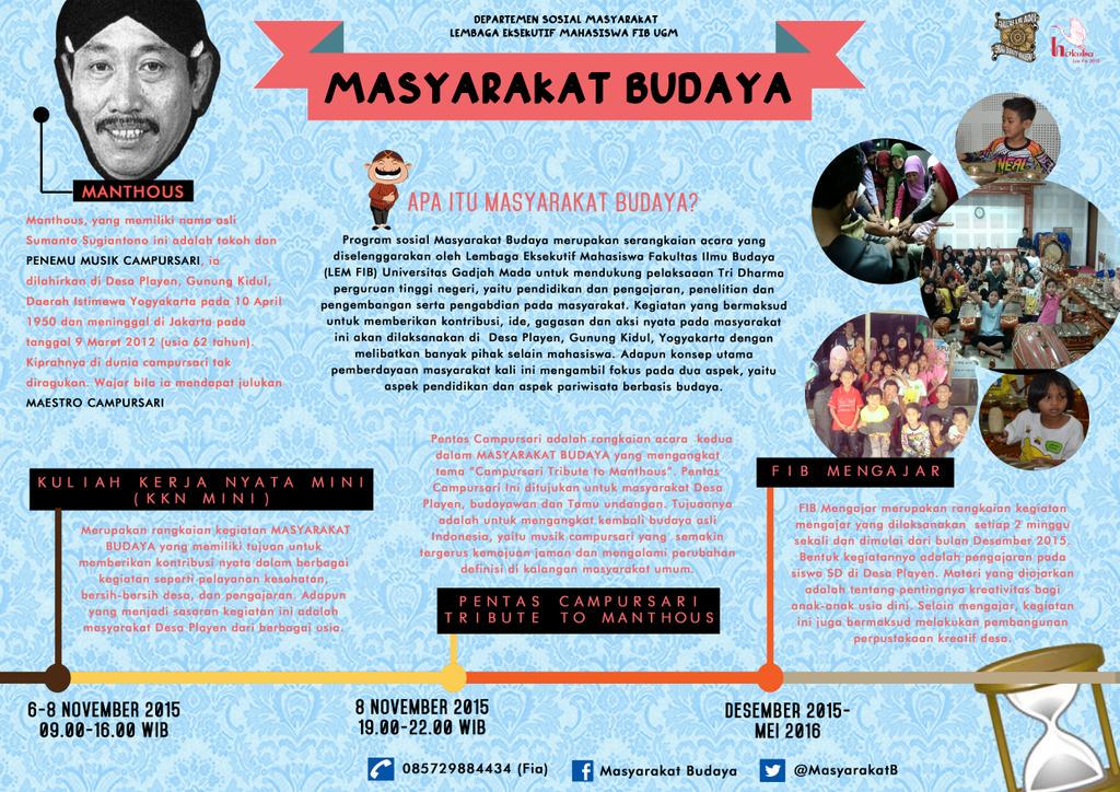 <a href="/SasNusUGM/">Sastra Nusantara UGM</a> <a href="/kmsiugm/">BAHASA DAN SASTRA INDONESIA UGM</a> Buat temen temen yang masih bingung ttg Mayarakat Budaya, silakan baca infografis ini yaa 😄