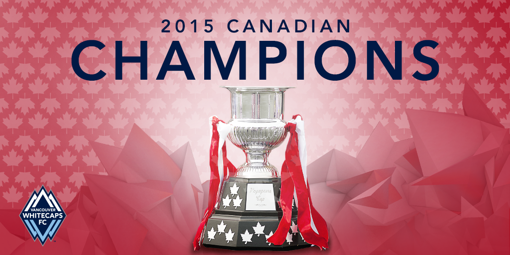 WhitecapsFC's tweet photo. That's it. We've done it! 

CHAMPIONES CHAMPIONES 

#VWFC #canChamp 🍁 http://t.co/9g76uPRFjq