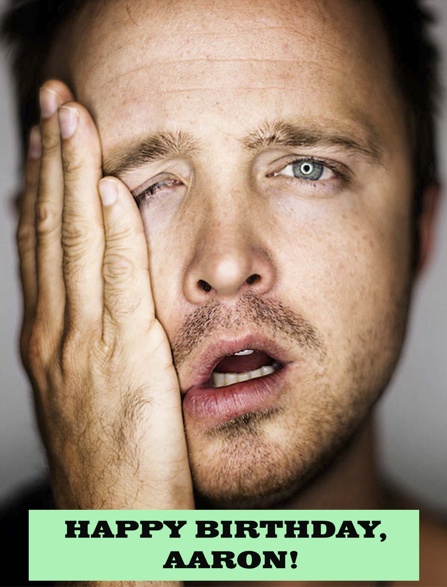 Happy Birthday to the other half of the \Breaking Bad\ duo, Aaron Paul! 