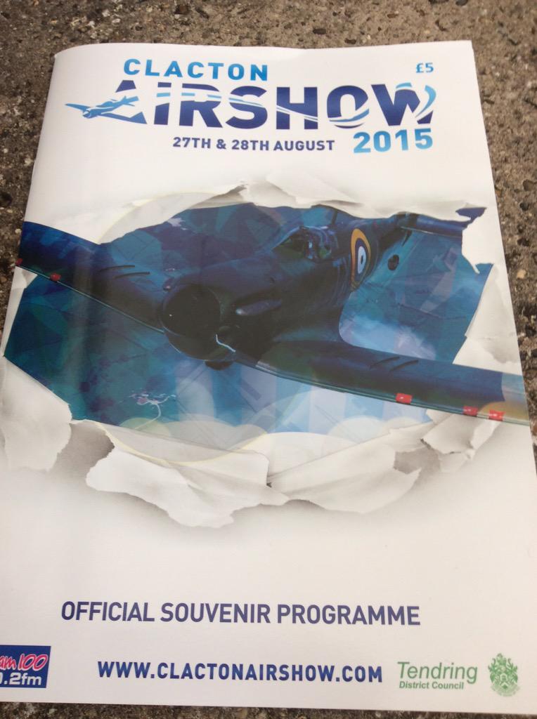 ClactonAirshow's tweet image. Come and get your #ClactonAirshow programme. It&apos;s only £5 and makes a great souvenir. #SupportUs #KeepUsGoing