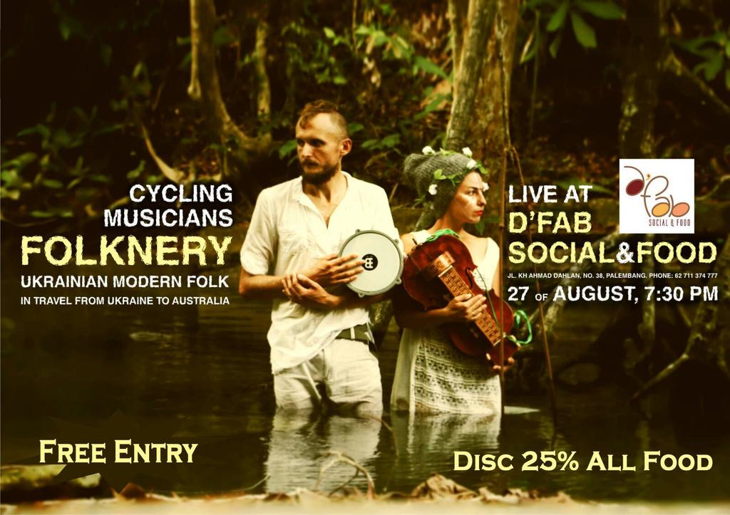 Tonight at Dfab, starting at 7:30 pm enjoy music &amp; photo exhibition of their journey around the world
Info 0711374777