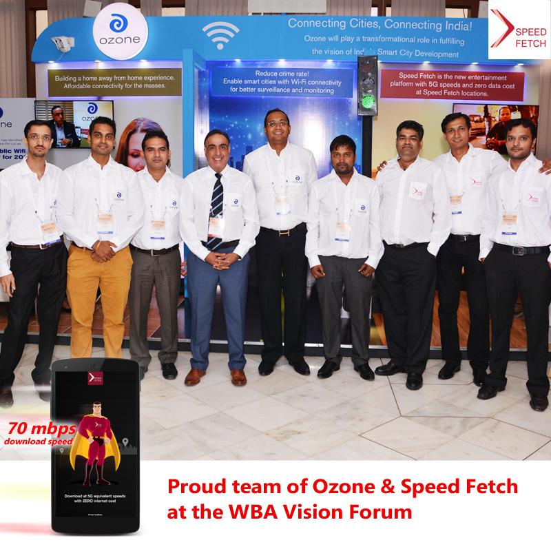 SpeedFetch's tweet photo. #SpeedFetch and @Ozone_Networks team pulled off a brilliant show at the #WBAVisionForum. http://t.co/ROiGZzObvj