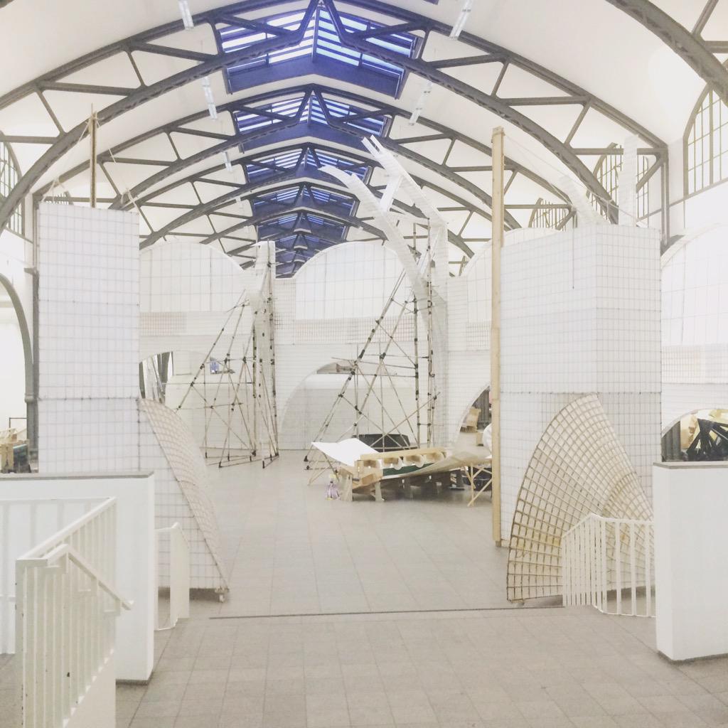 Michael Beutler's "Moby Dick exhibition at Hamburger Banhof Museum. Truly amazing #installationart #berlin