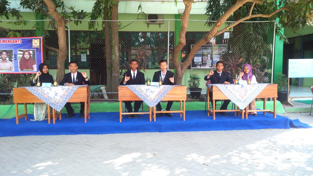 inilah para kandidat calon ketua dan wakil ketua osis